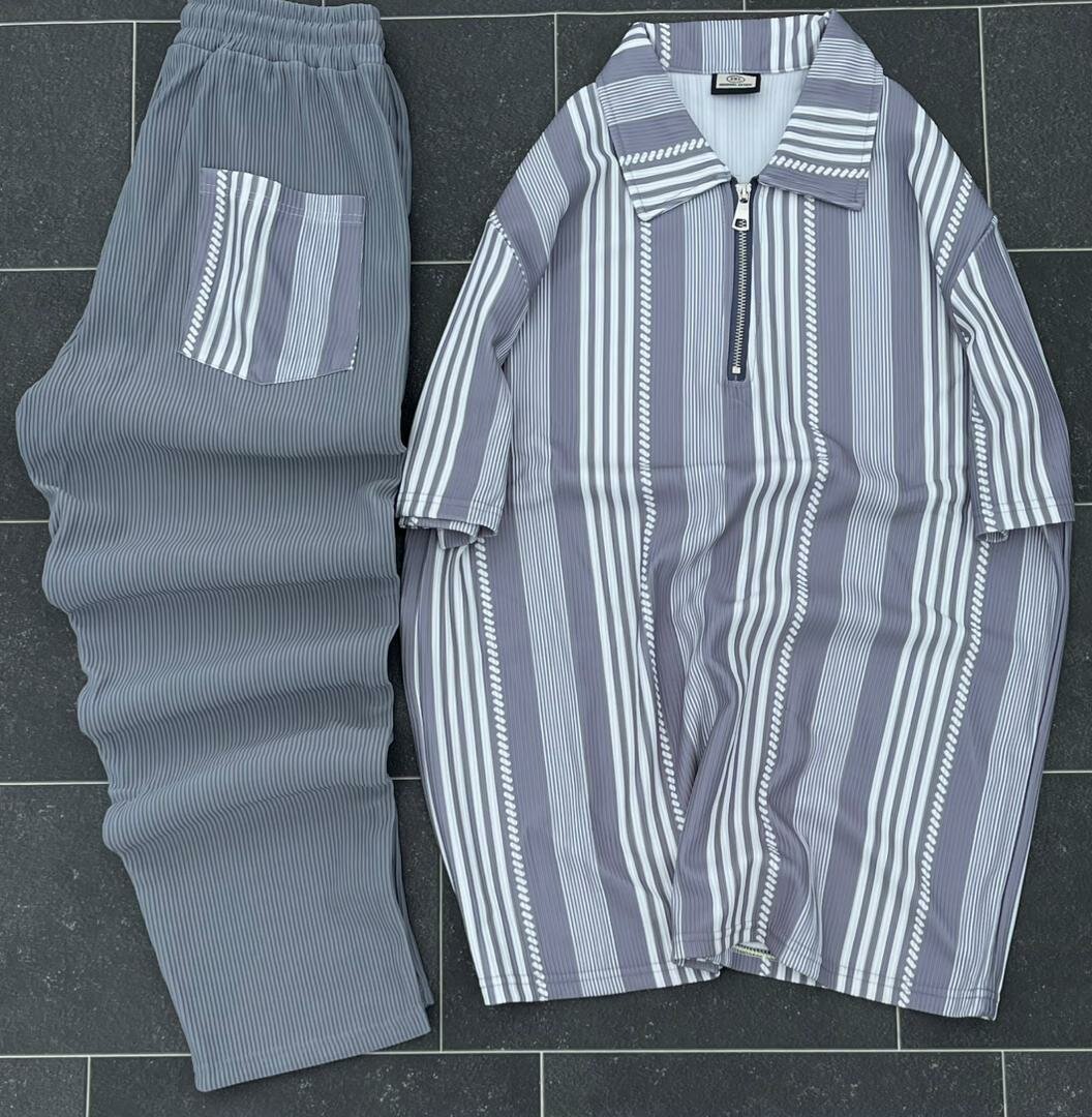 Ensemble Décontracté Rayé Homme