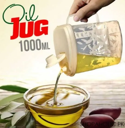 Oil jug / 1 Litre Oil Jug - Liquid Jug - Milk Jug - Liquid Container Random Color