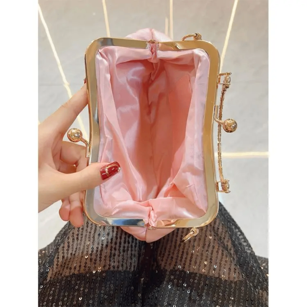 Sac à main élégant rose