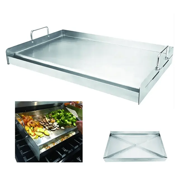 Plaque de cuisson acier inox
