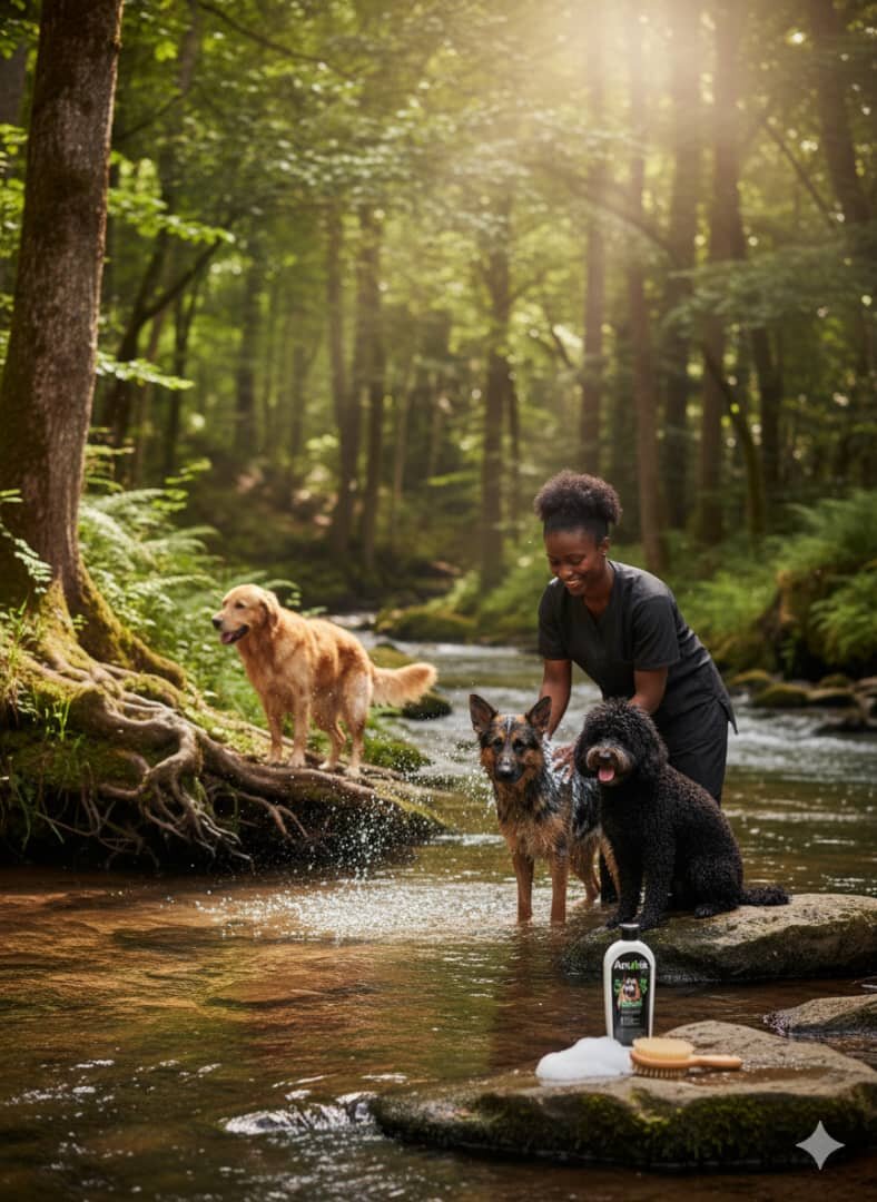 Shampooing Anubis Chiens