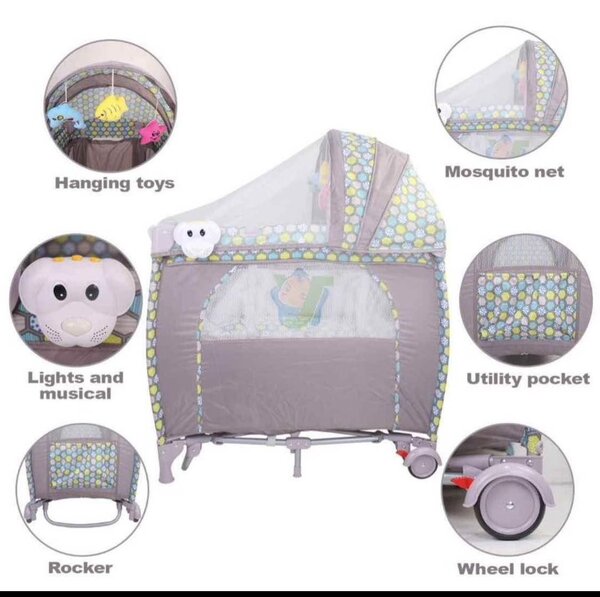 Lit de bébé pliable