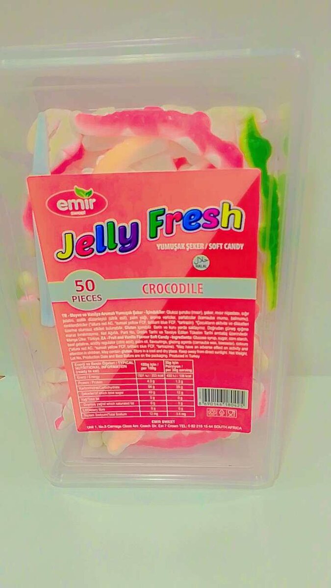 Sour jelly gummies