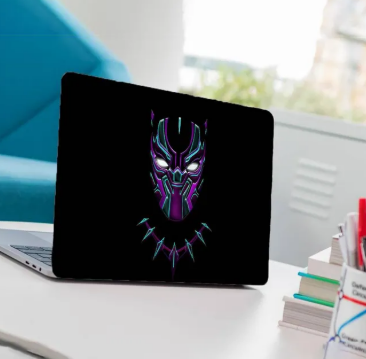 Black Panther Laptop Back Skin-Laptop Skin Vinyl Sticker Decal, 13 13.3 14.6 15 15.4 15.6 inch Laptop Skin Sticker Cover For All Laptops
