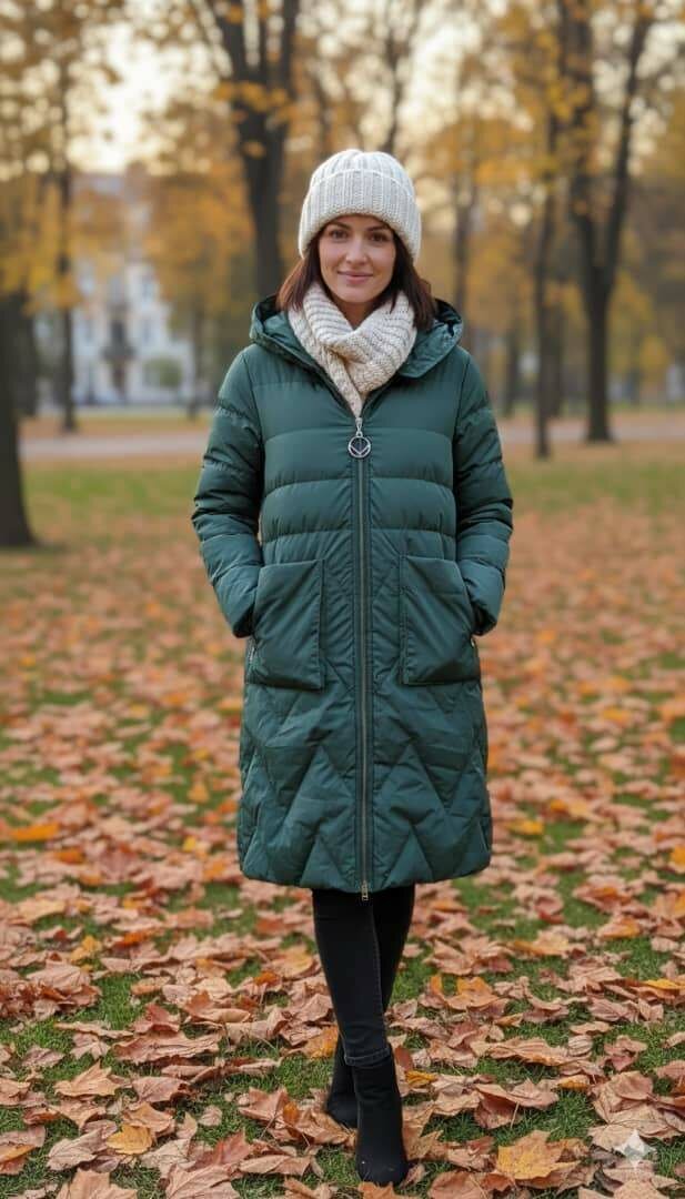 Manteau long élégant hiver