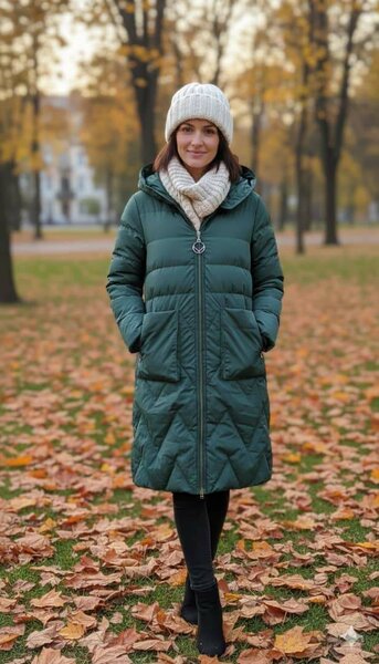 Manteau long élégant hiver
