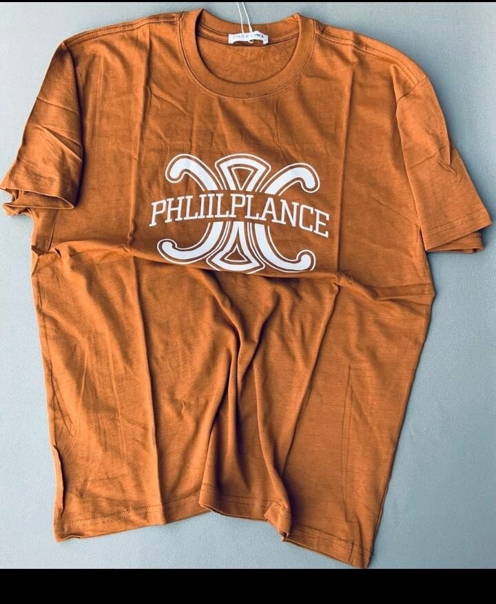 T-shirt en coton orange