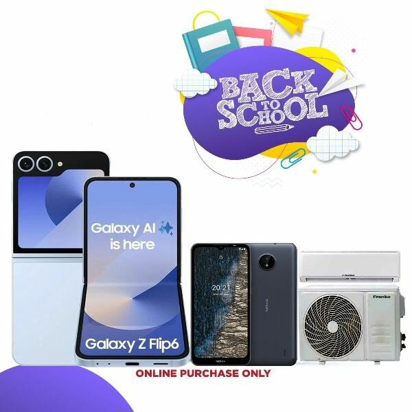 Samsung flip 6 plus free franko Ac 1.5 and Nokia C20