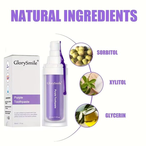 Dentifrice purple GlorySmile