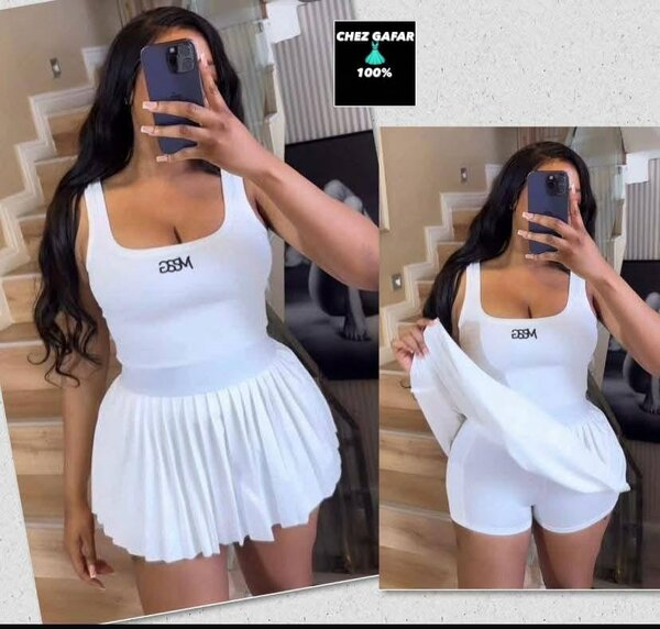 Robe de sport blanche élégante