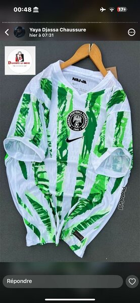 Maillot de Football Vert