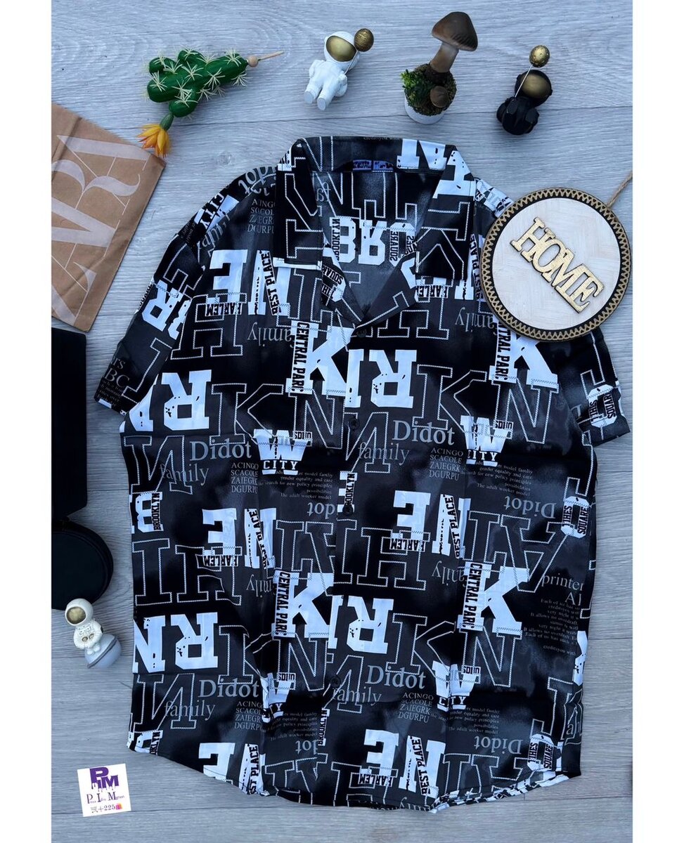 Chemises à motifs décontractées