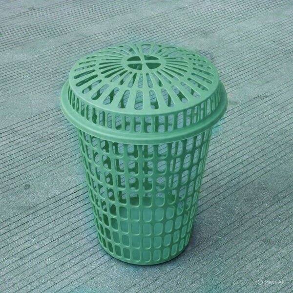Panier à linge aérée