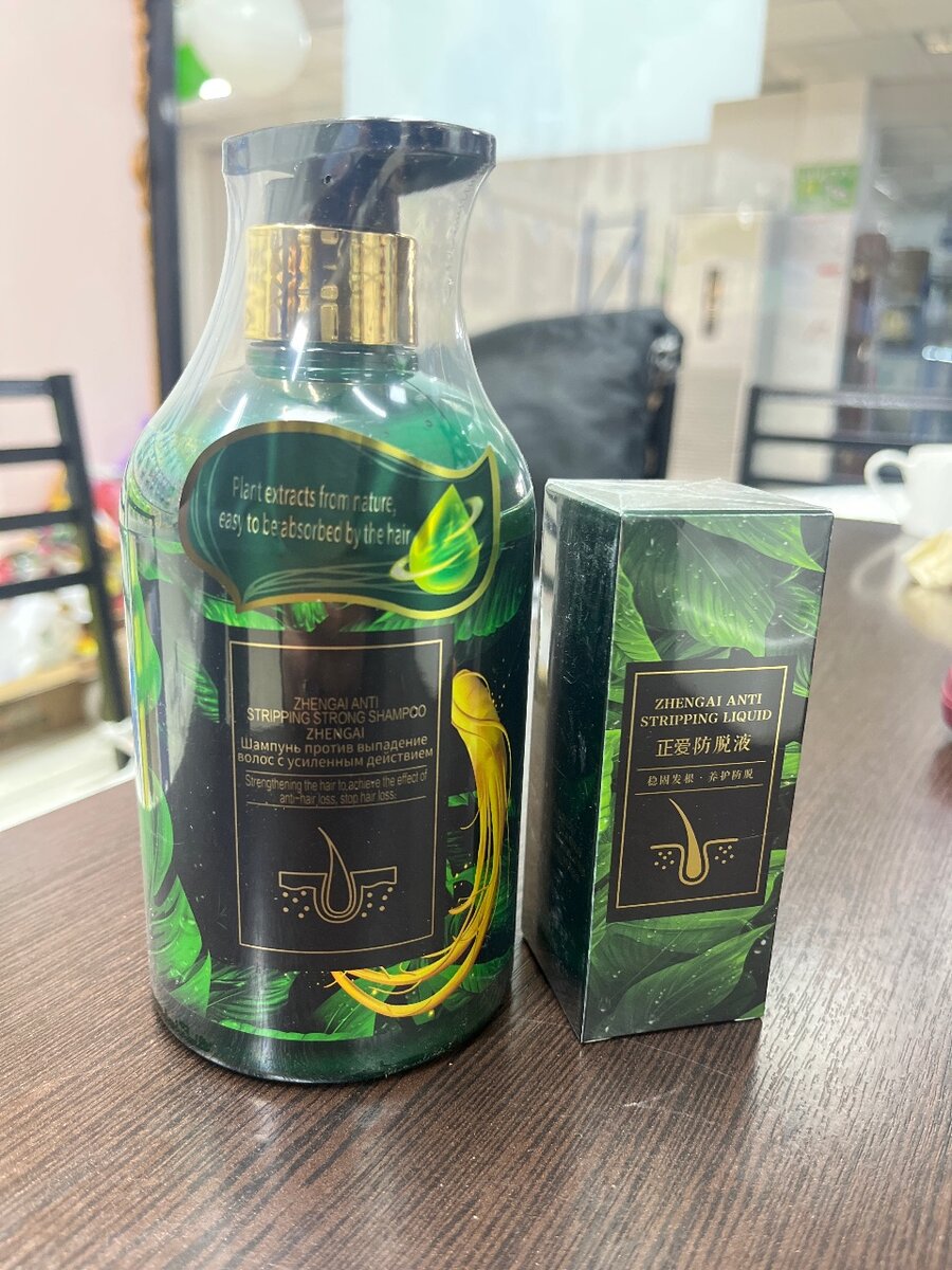 Набор для ухода за волосами против выпадения волос