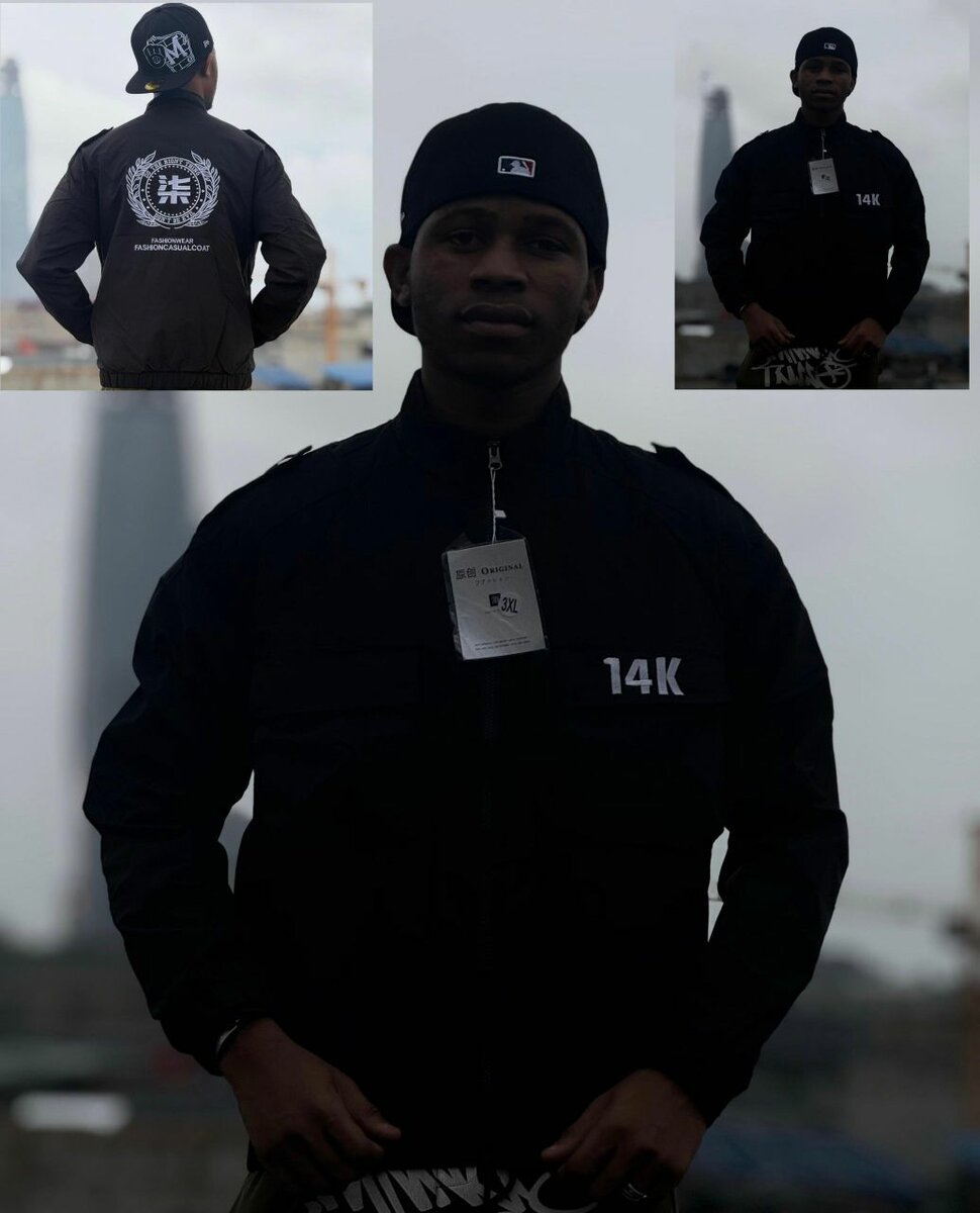 Veste Homme Streetwear 14K