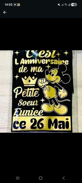 T-shirt Anniversaire  enfant