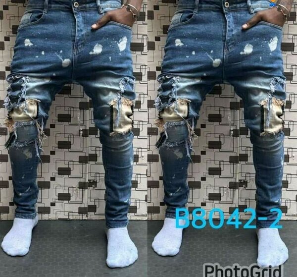 Jean déchiré homme tendance