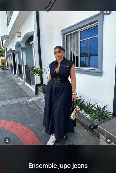Ensemble Jupe Longue Jeans