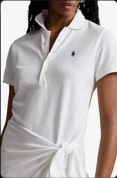 Robe Polo Blanche Élégante
