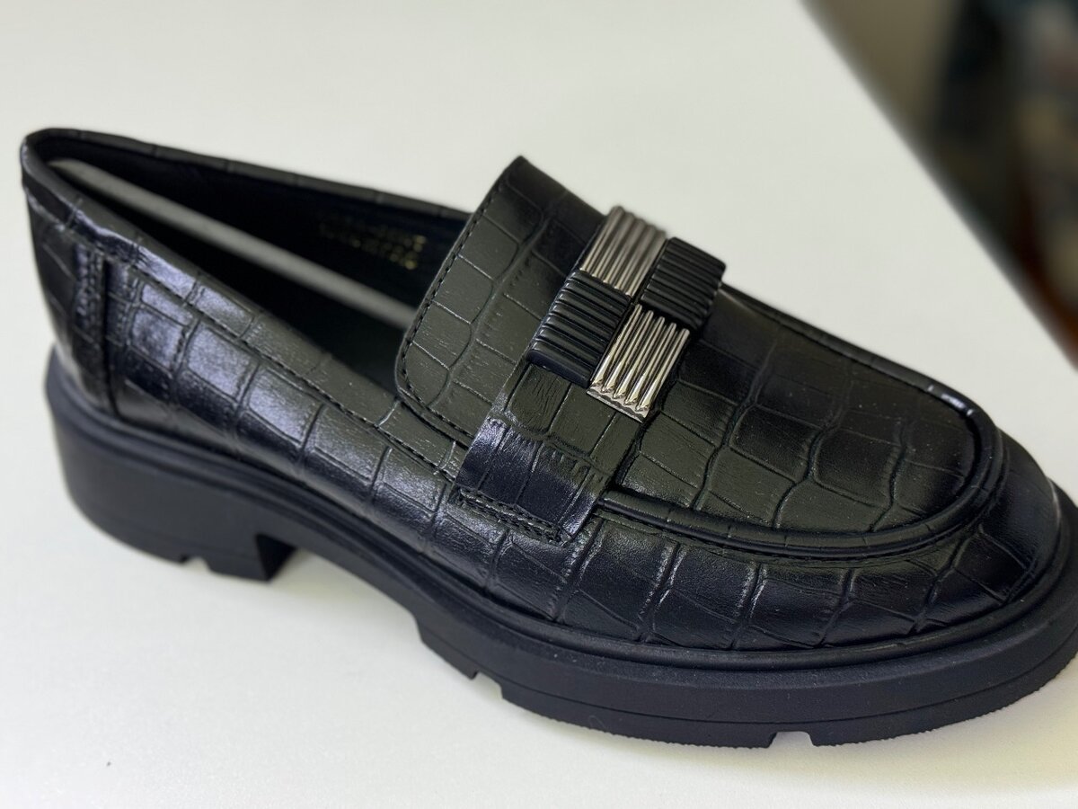 кожаные лоферы