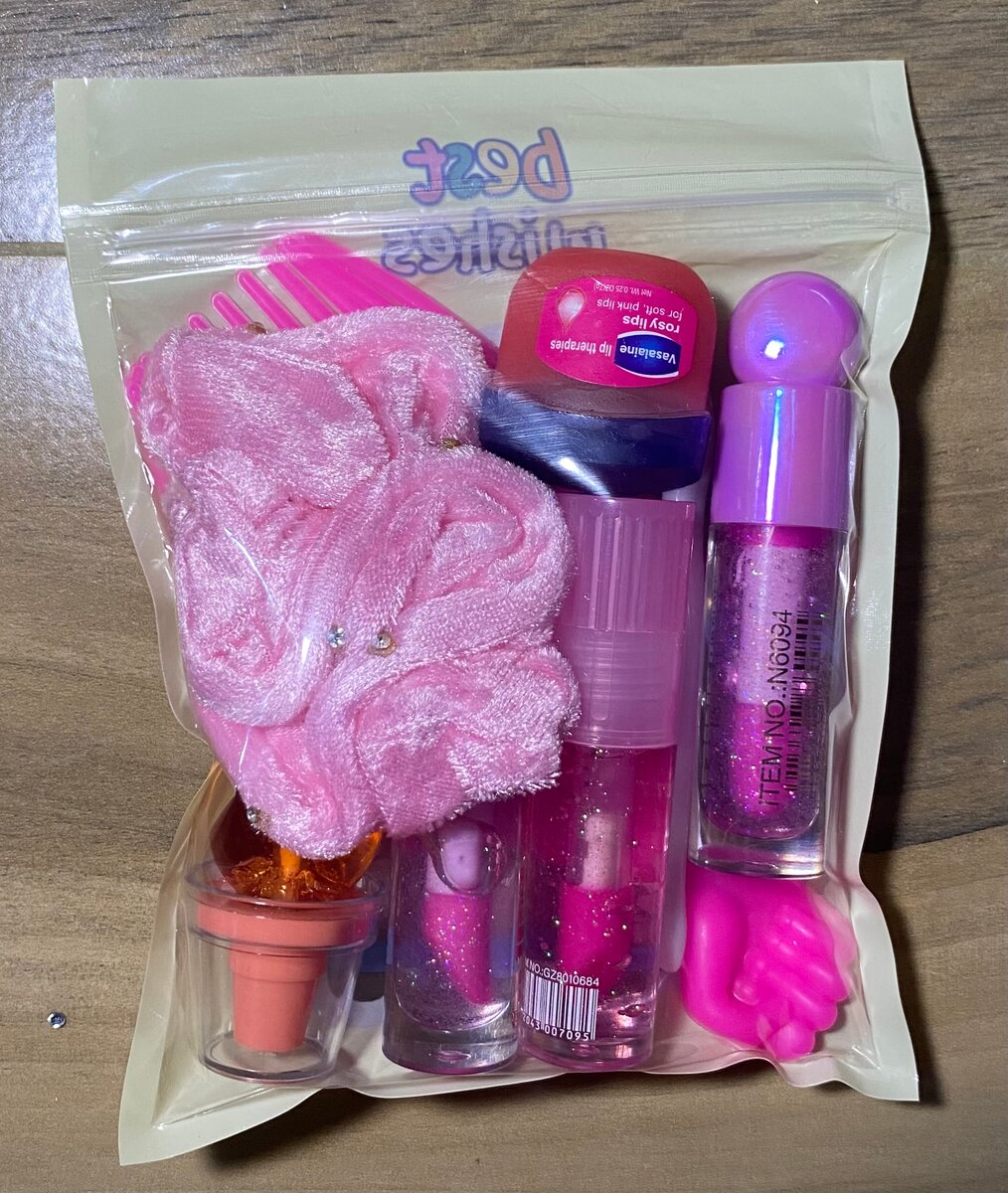 Kit de beauté rose tendance