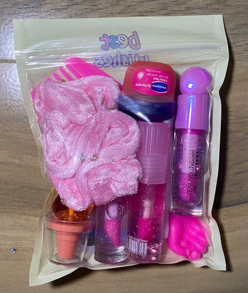 Kit de beauté rose tendance