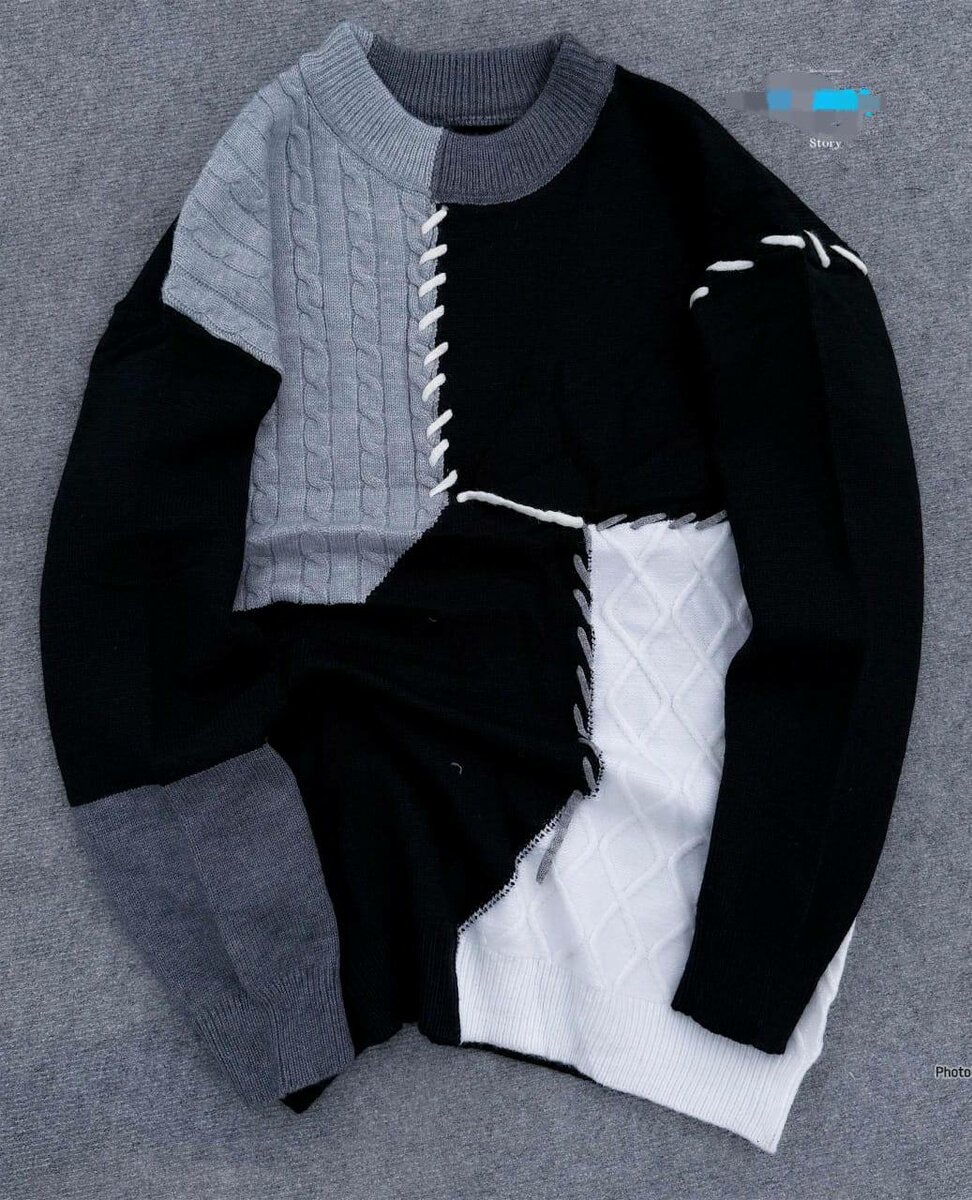 Pulls patchwork colorés