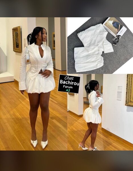 Robe blanche élégante