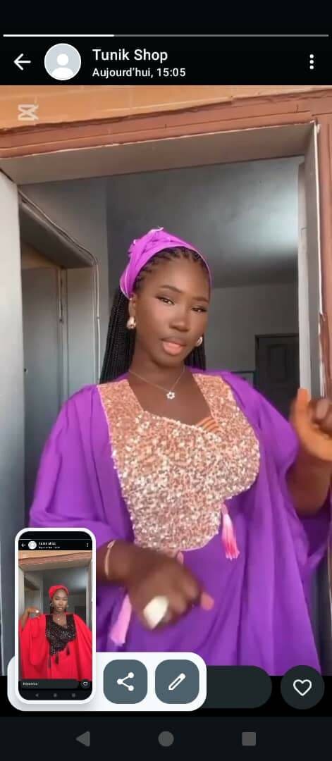 Boubou type cérémonie