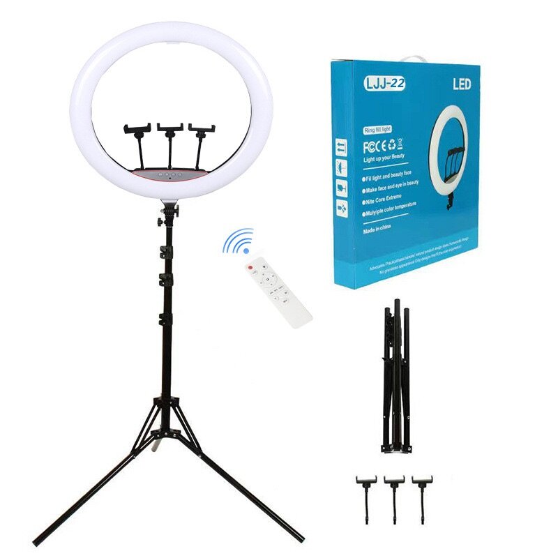 22inch Ringlight with Tripod Stand and Remote