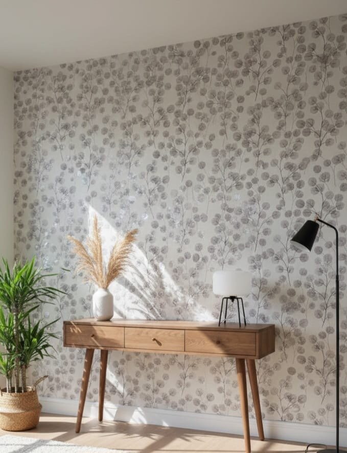 Papier peint floral élégant