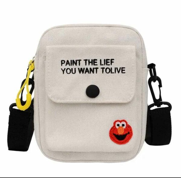 Sacoche en toile unisexe