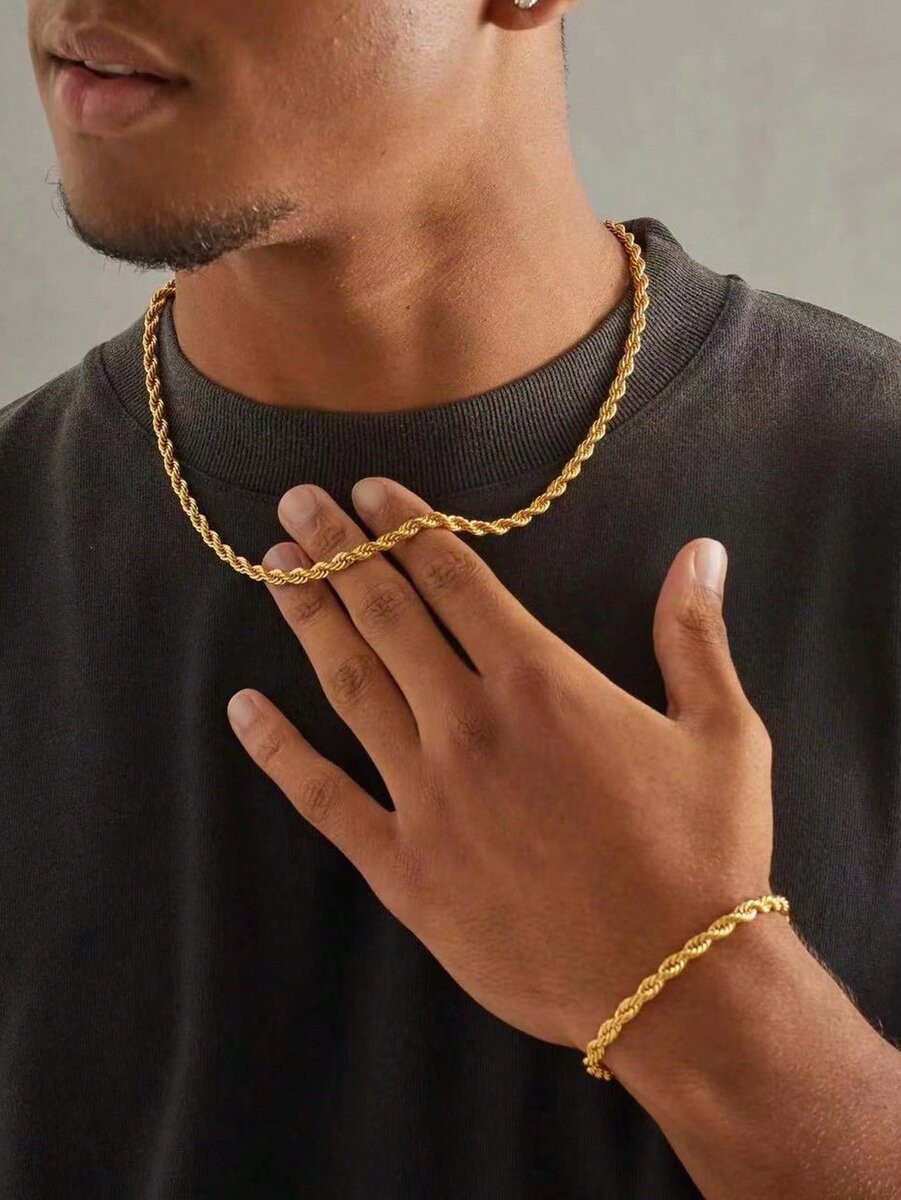 Collier et Bracelet Torsadés