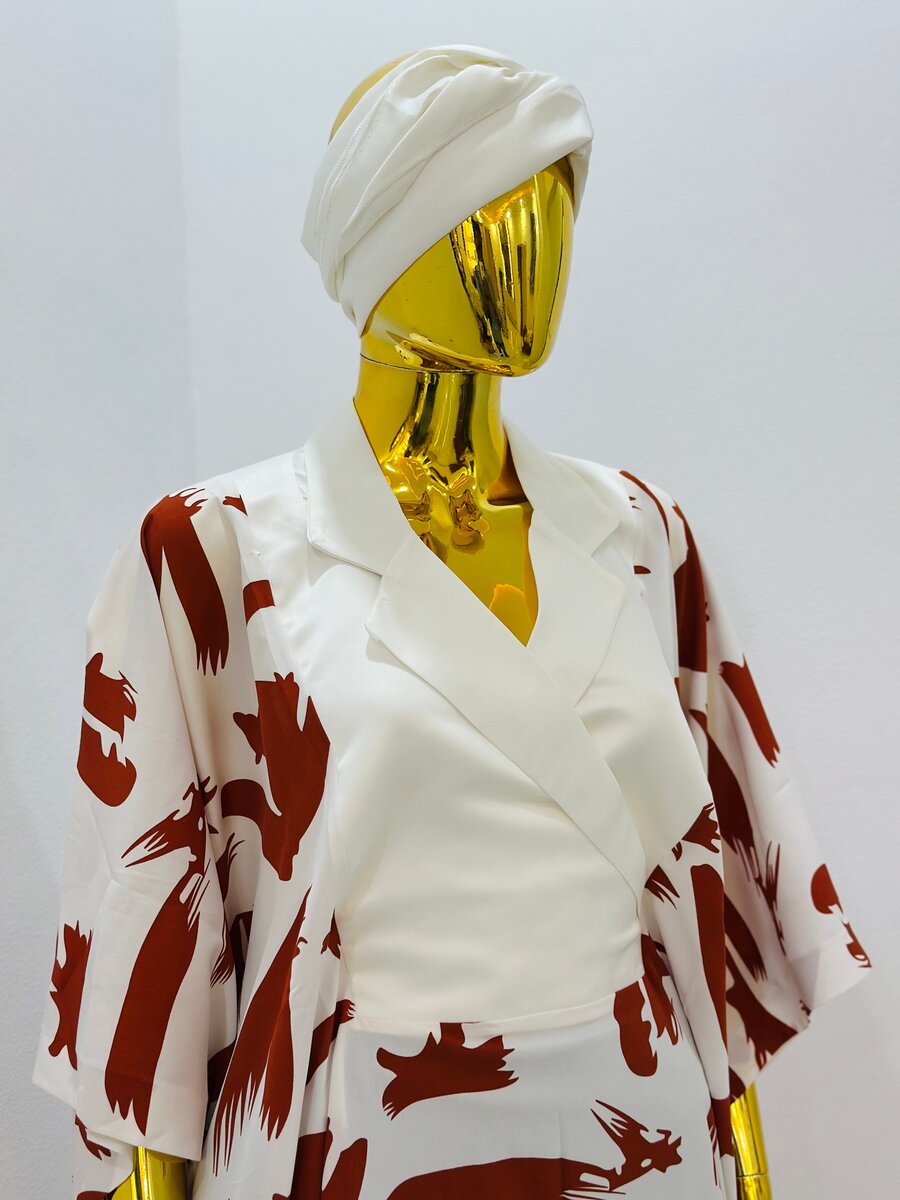 Robe élégante imprimée pour femmes