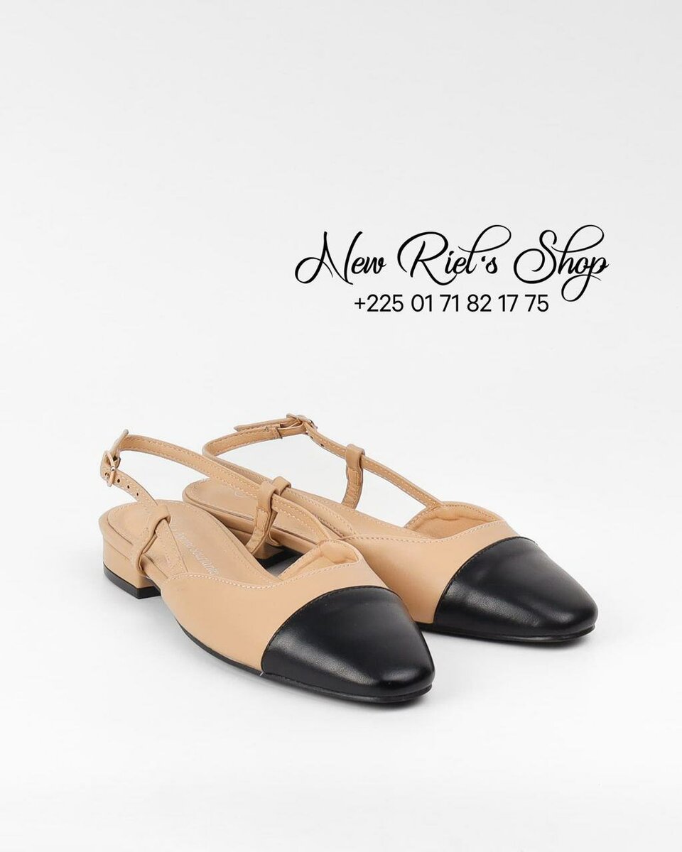 Ballerines bicolores élégantes