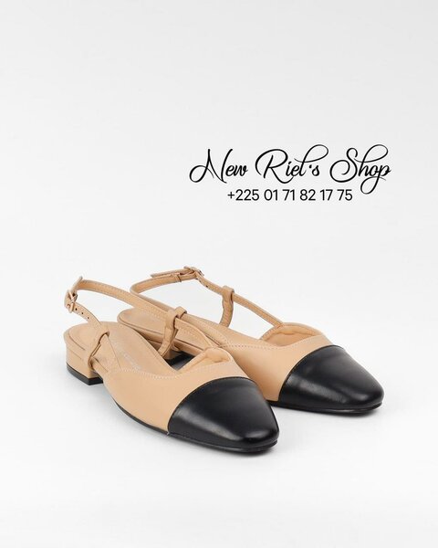 Ballerines bicolores élégantes