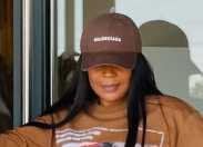 Dark brown Balenciaga cap