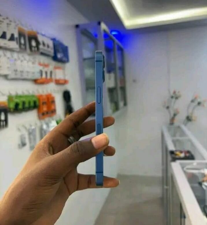 Smartphone moderne bleu