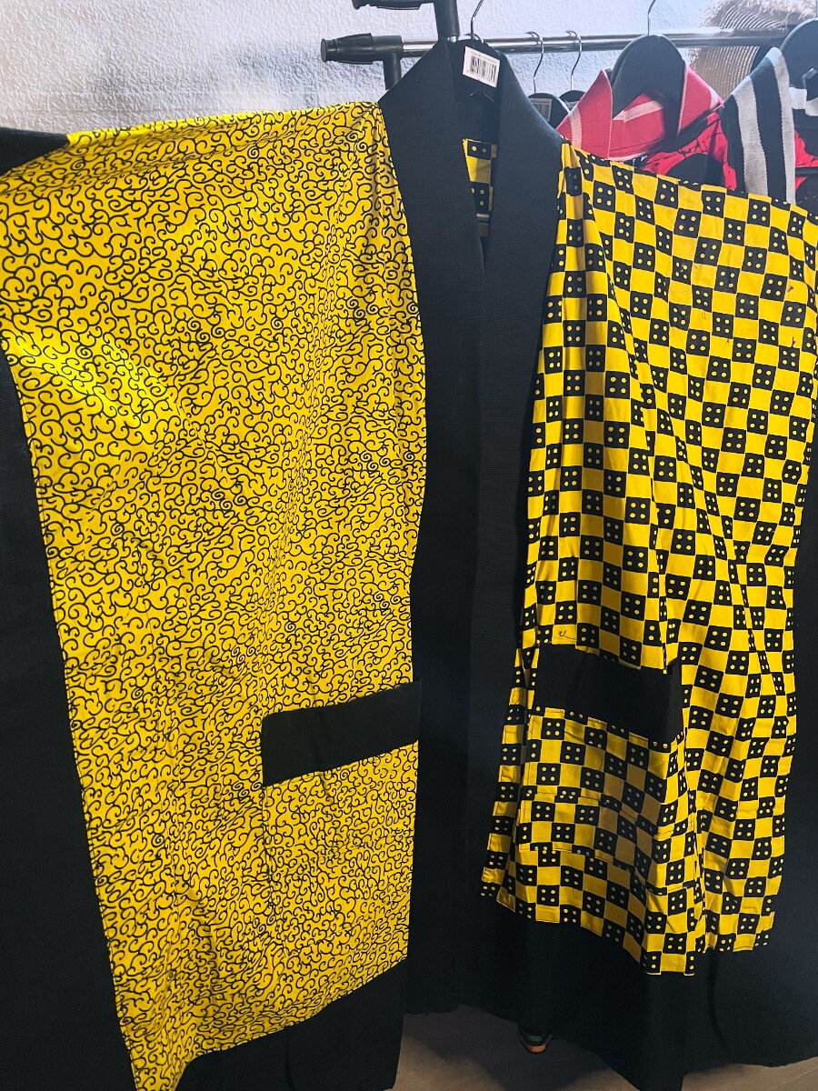 Vibrant Patterned Kimonos robe