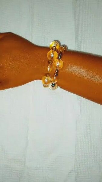 Bracelet en perle akwaba