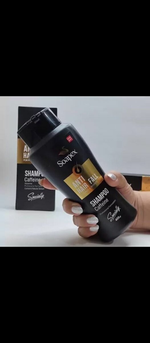 Shampoo  Anti Hair fall Soapex, Black series'