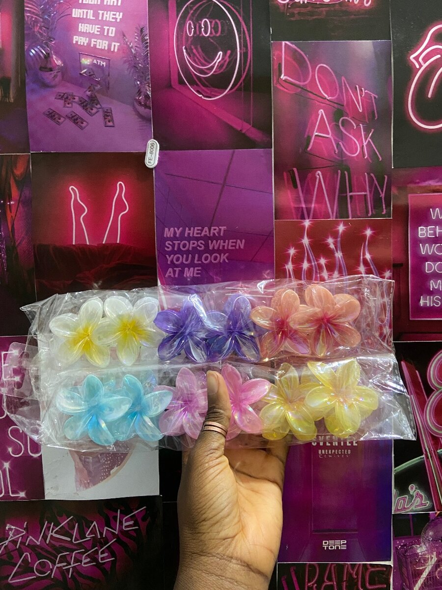 Pince à Cheveux Fleuries