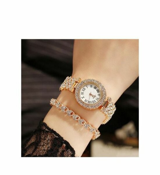 Montre et bracelet pour femme