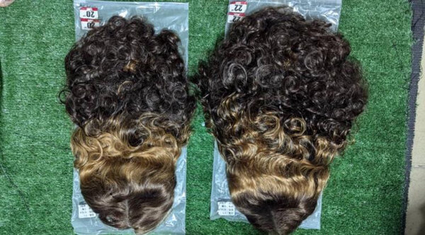 Perruque Bouclée Balayage