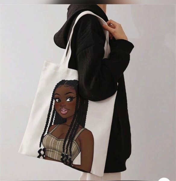Sac fourre-tout illustré mode