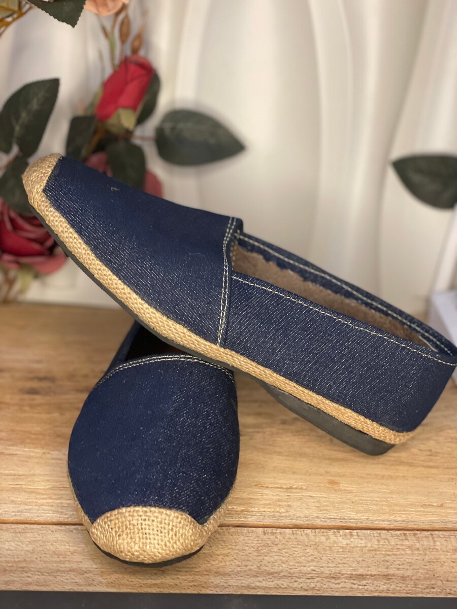 Espadrilles en jean femme