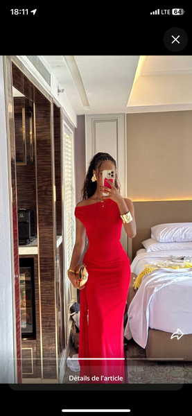 Robe élégante soirée femme