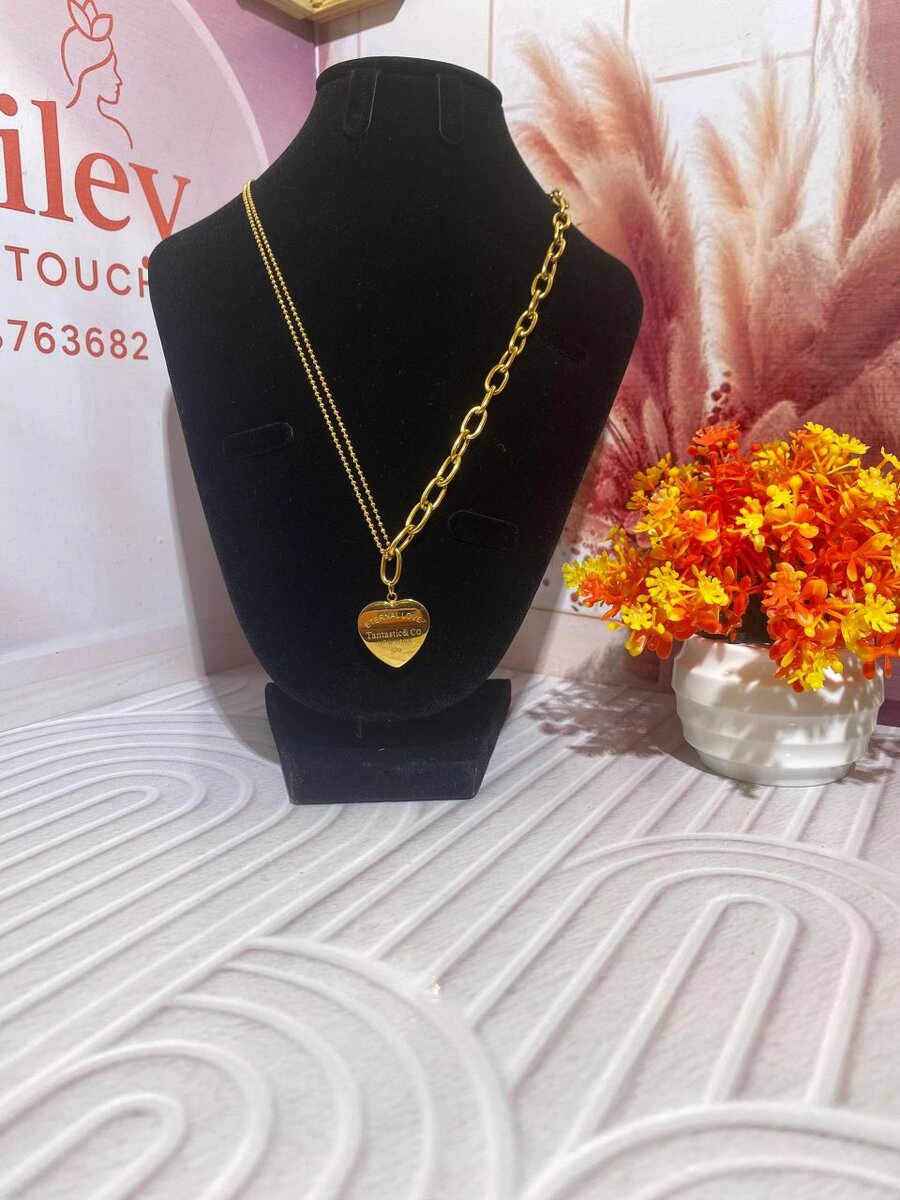 Chaîne au cou, inoxydable,rare