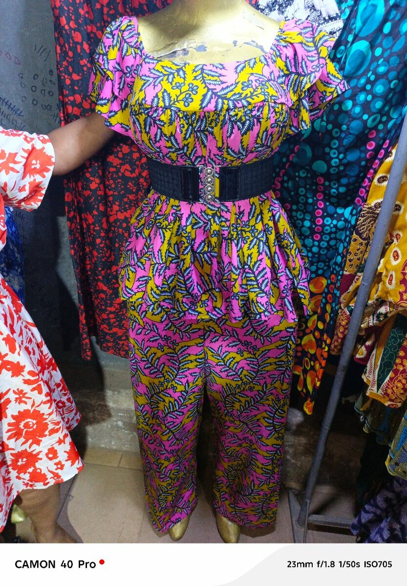 Combinaison colorée femme