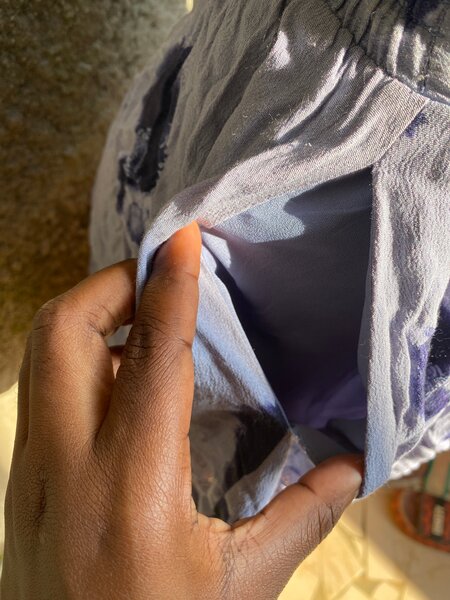 Jupe fluide à motif floral